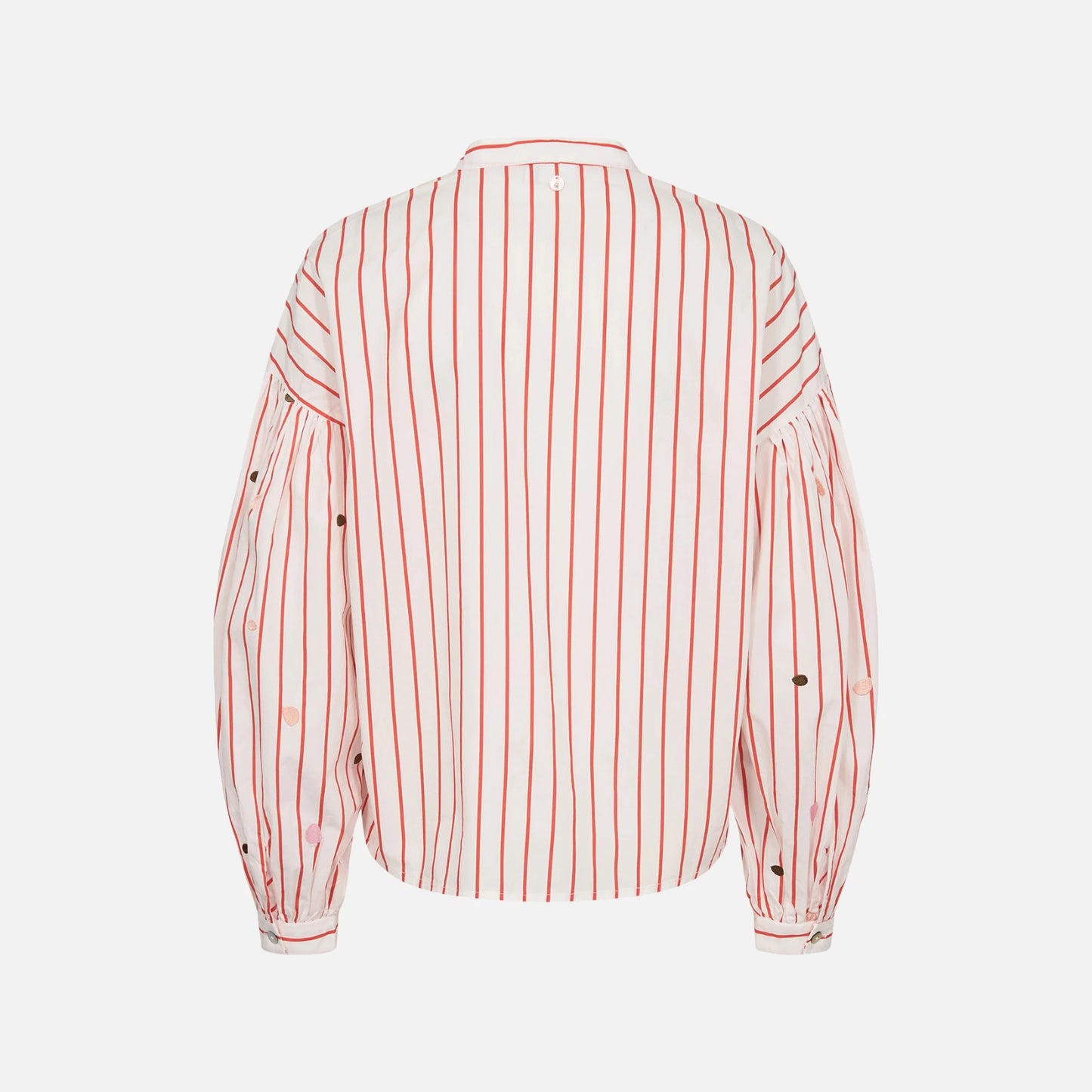 Nusoleima Shirt fra Nümph - Cloud Dancer - Ryg