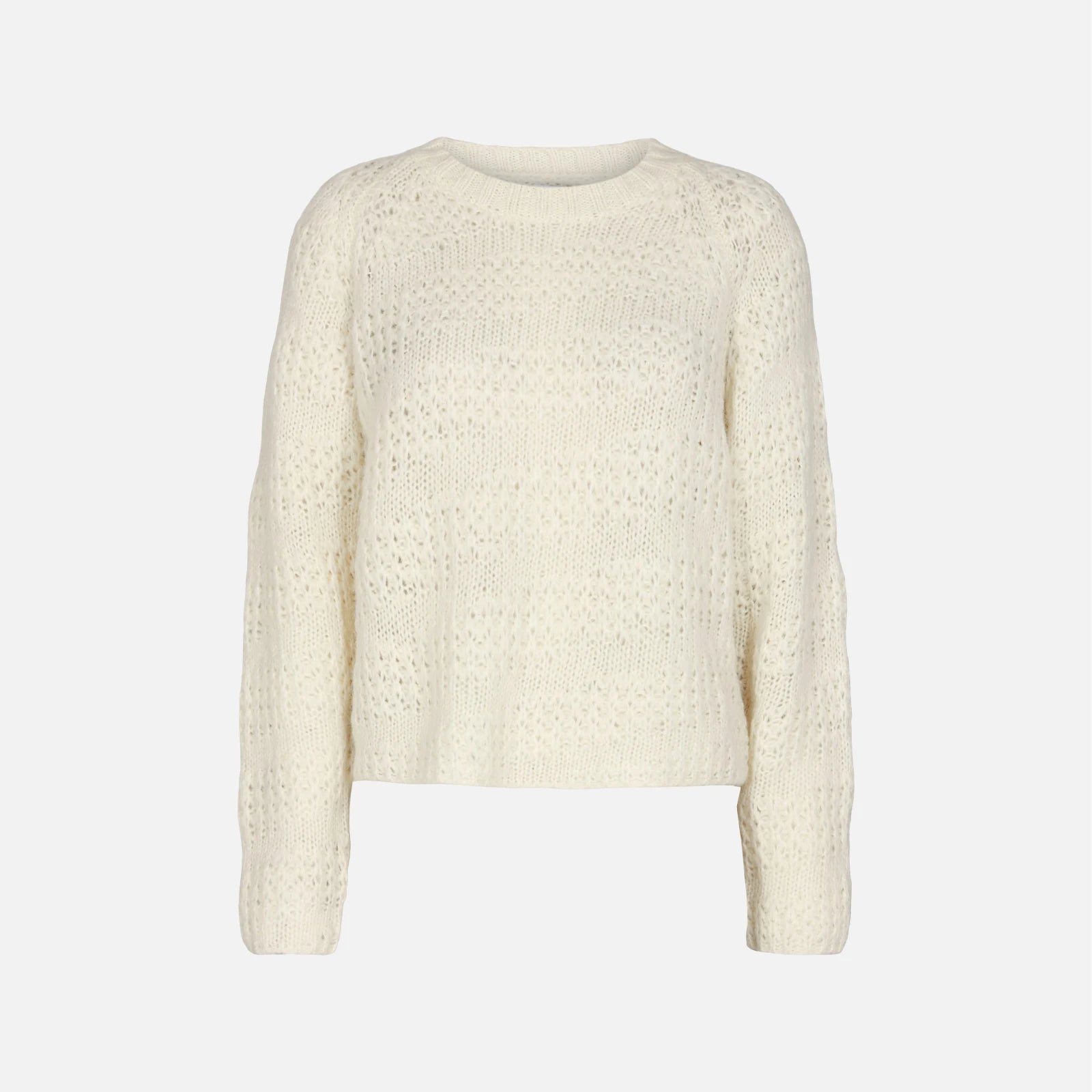 Nutelsa Pullover fra Nümph i Cloud Dancer
