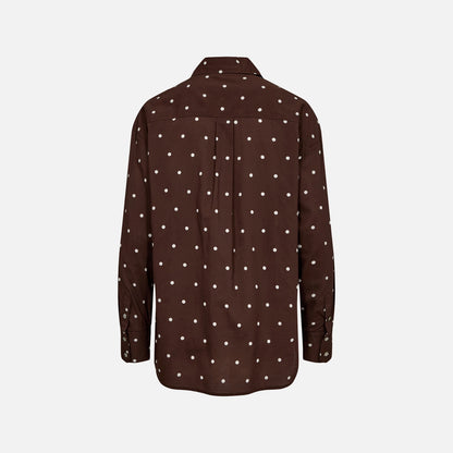 Nutrillo Shirt fra Nümph - Chicory Coffee - Ryg