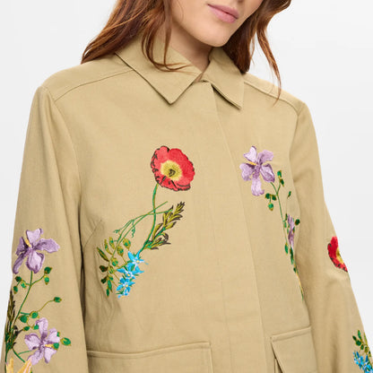 Nuvivalli Jakke fra Nümph - Irish Cream - Detalje