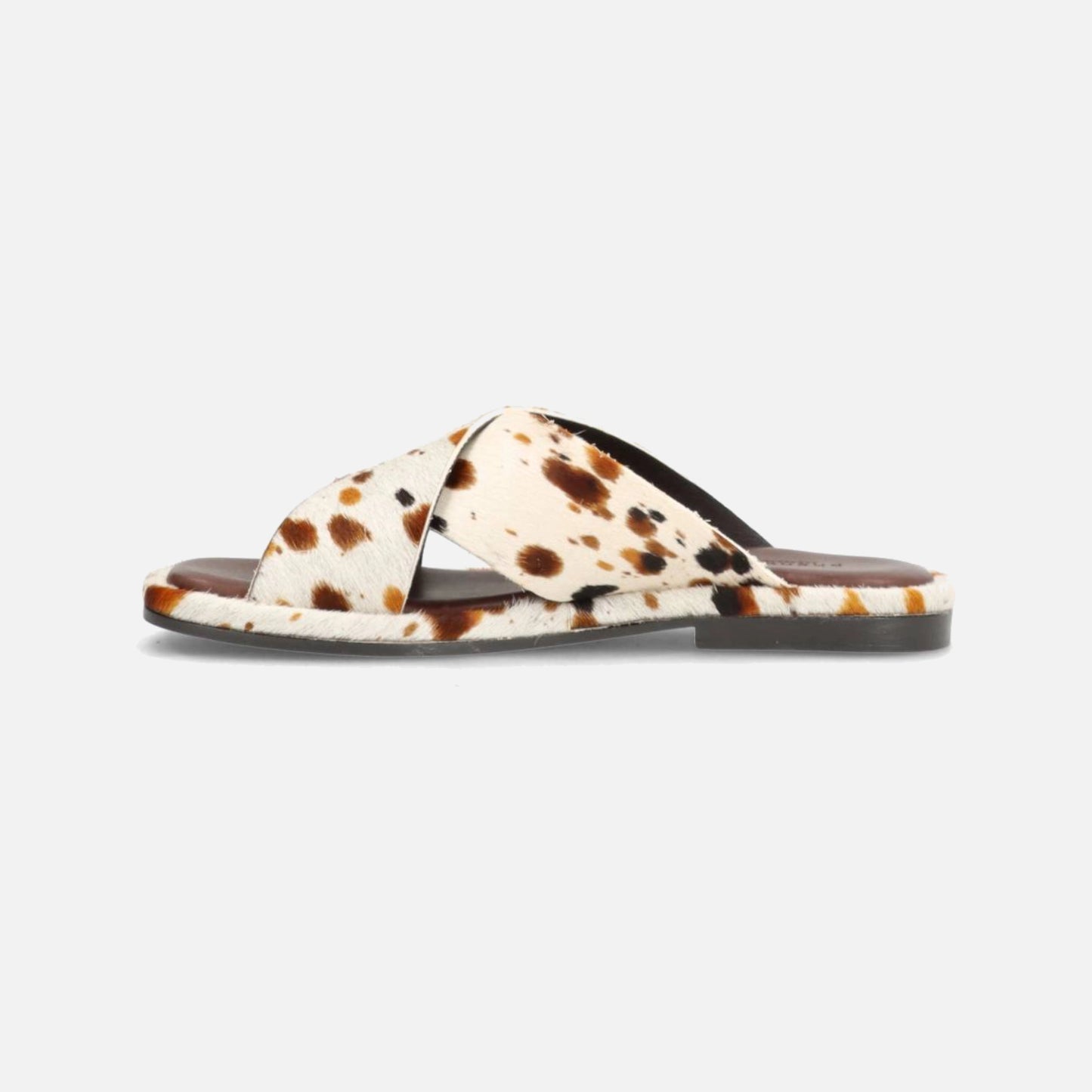 Onry HA sandaler fra Phenumb - Dalmatian Brown Pony Hair - Inderside