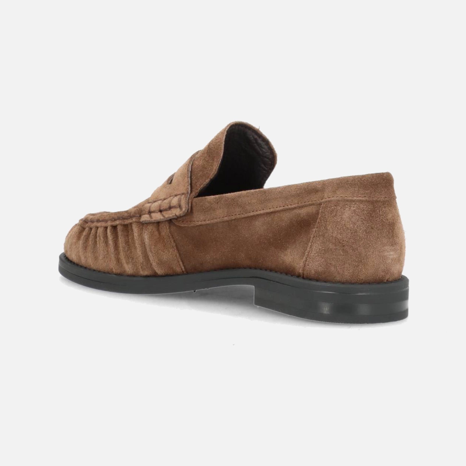 Whisper S Loafers fra Phenumb Copenhagen - Dark Taupe - Skråt bagfra