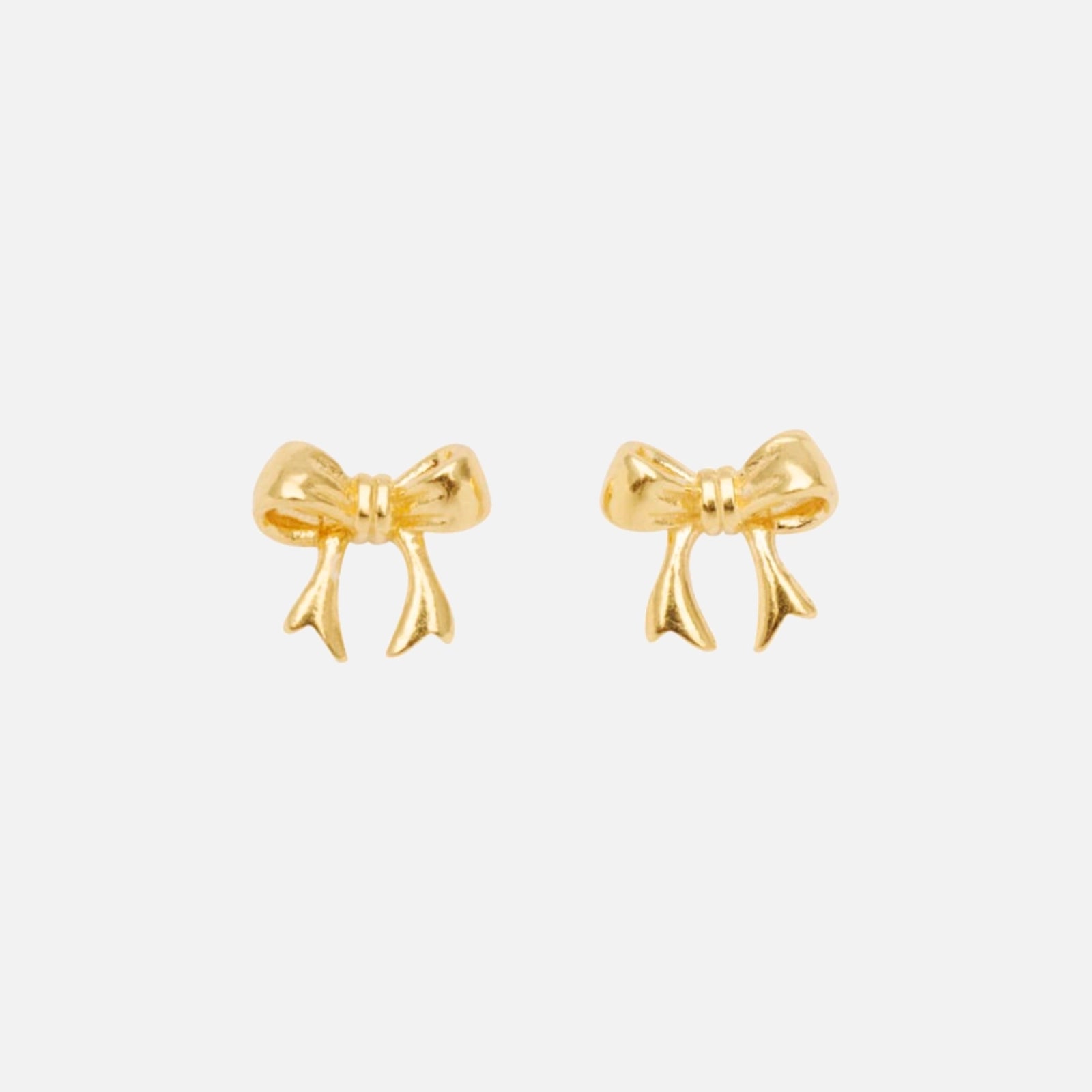 Bow Petite Studs fra Pico - Forgyldt