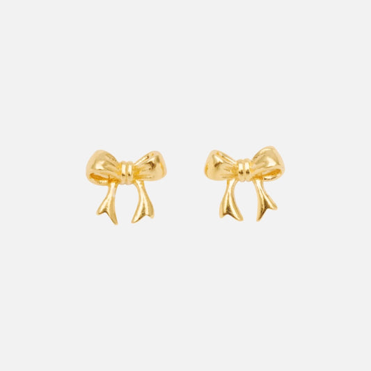 Bow Petite Studs fra Pico - Forgyldt