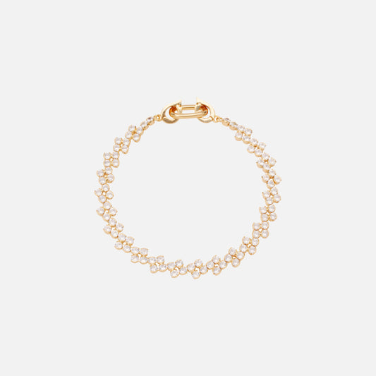 Claire Crystal Bracelet fra Pico - Forgyldt