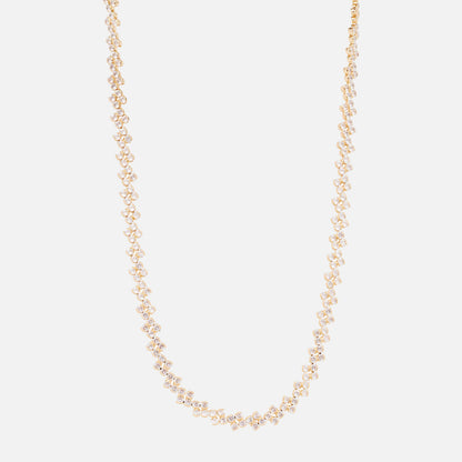 Claire Crystal Necklace fra Pico - Forgyldt
