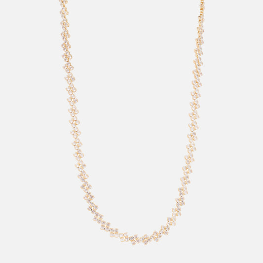 Claire Crystal Necklace fra Pico - Forgyldt