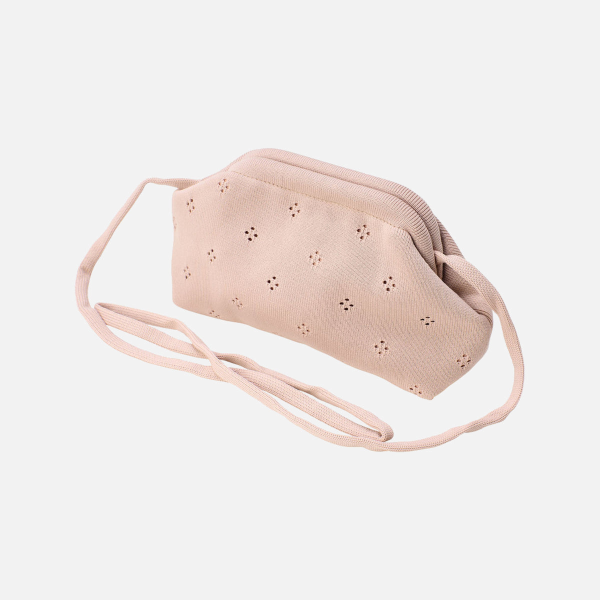 Small Fleur Clutch - Pico Copenhagen - Oyster PInk - Vist med rem