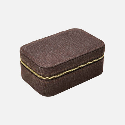 Pico Large Jewelry Box - Chocolate Denim