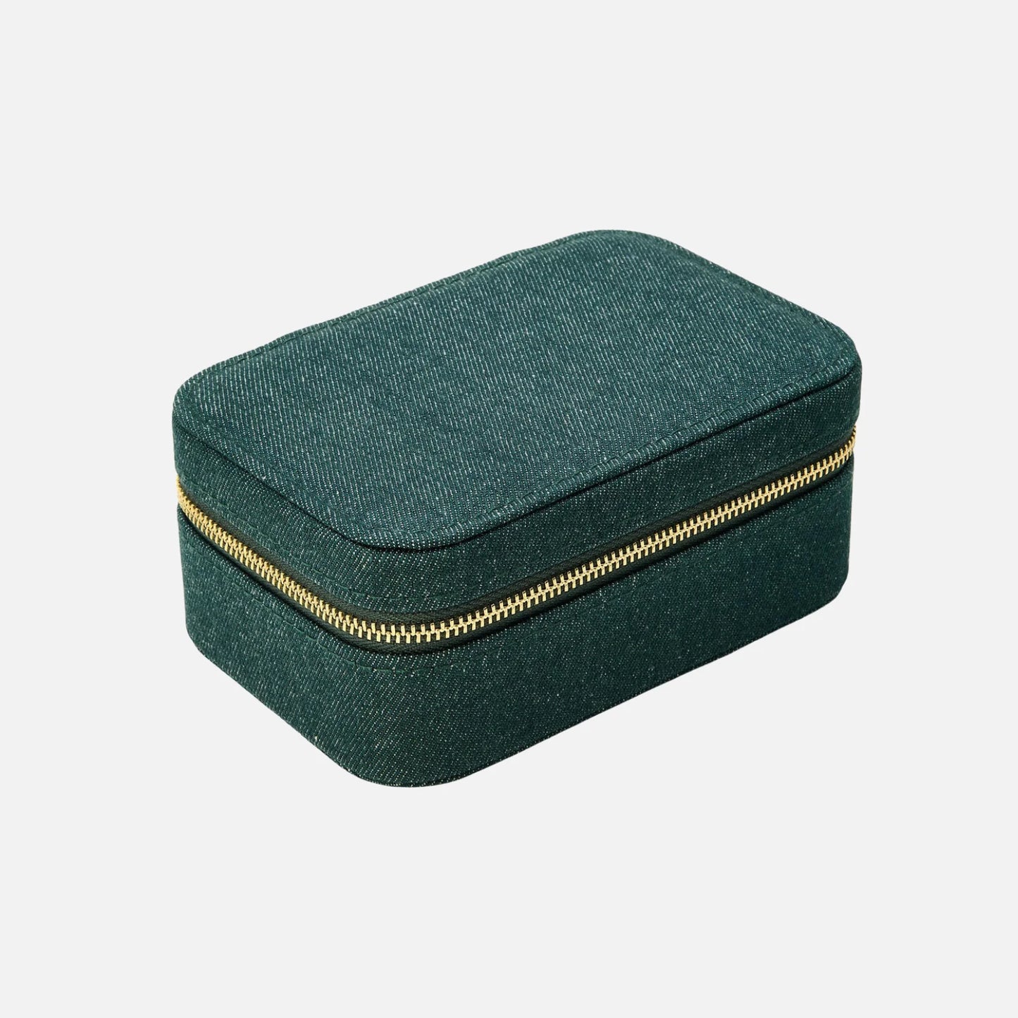 Pico Large Jewelry Box - Forest Denim