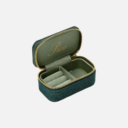 Small Jewelry Box fra Pico - Forest Denim - Åbent