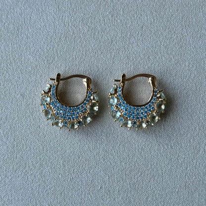 Zahara Crystal Hoops - Flere Varianter