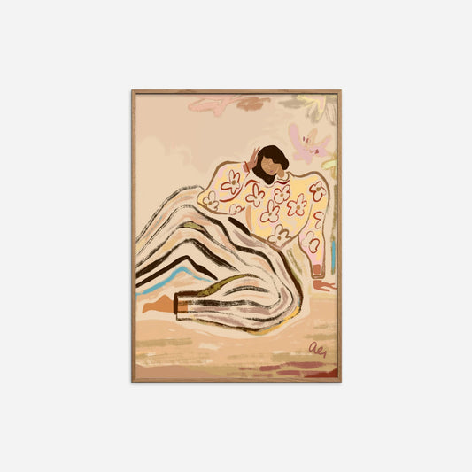 Another Lazy Day plakat - Affordable Art Prints x Arty Guava