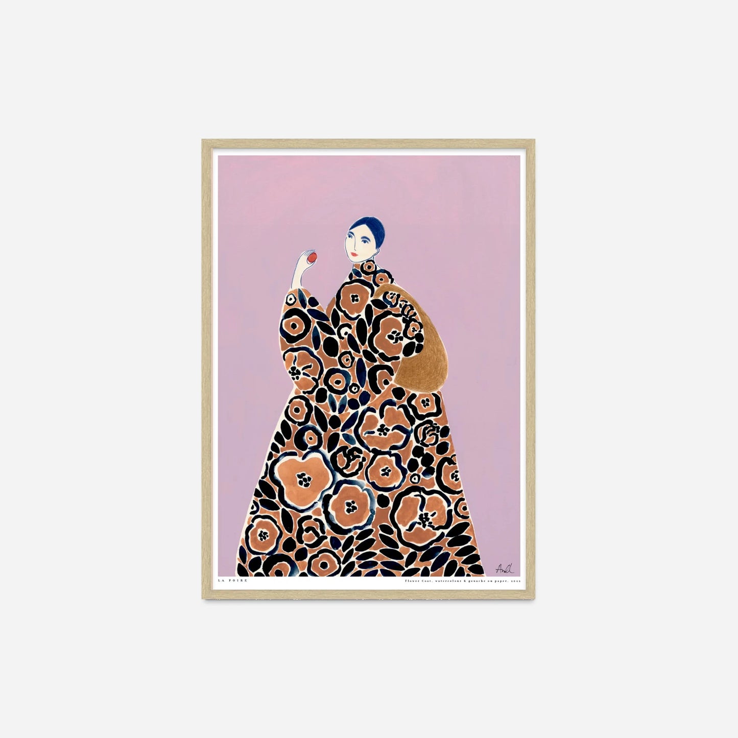 Flower Coat plakat af La Poire fra Poster & Frame