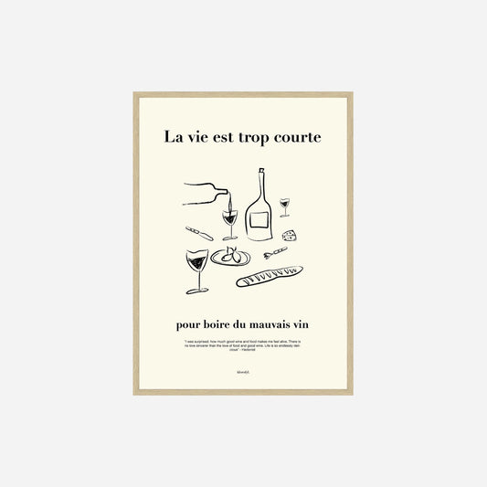 Food & Wine plakat af Klorofyl fra Poster & Frame