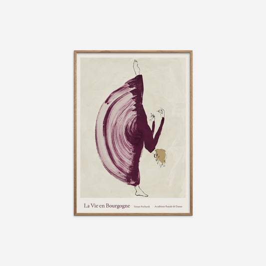 La Vie en Bourgogne Plakat - Sissan Richardt