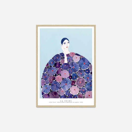 Lilac Coat plakat af La Poire fra Poster & Frame
