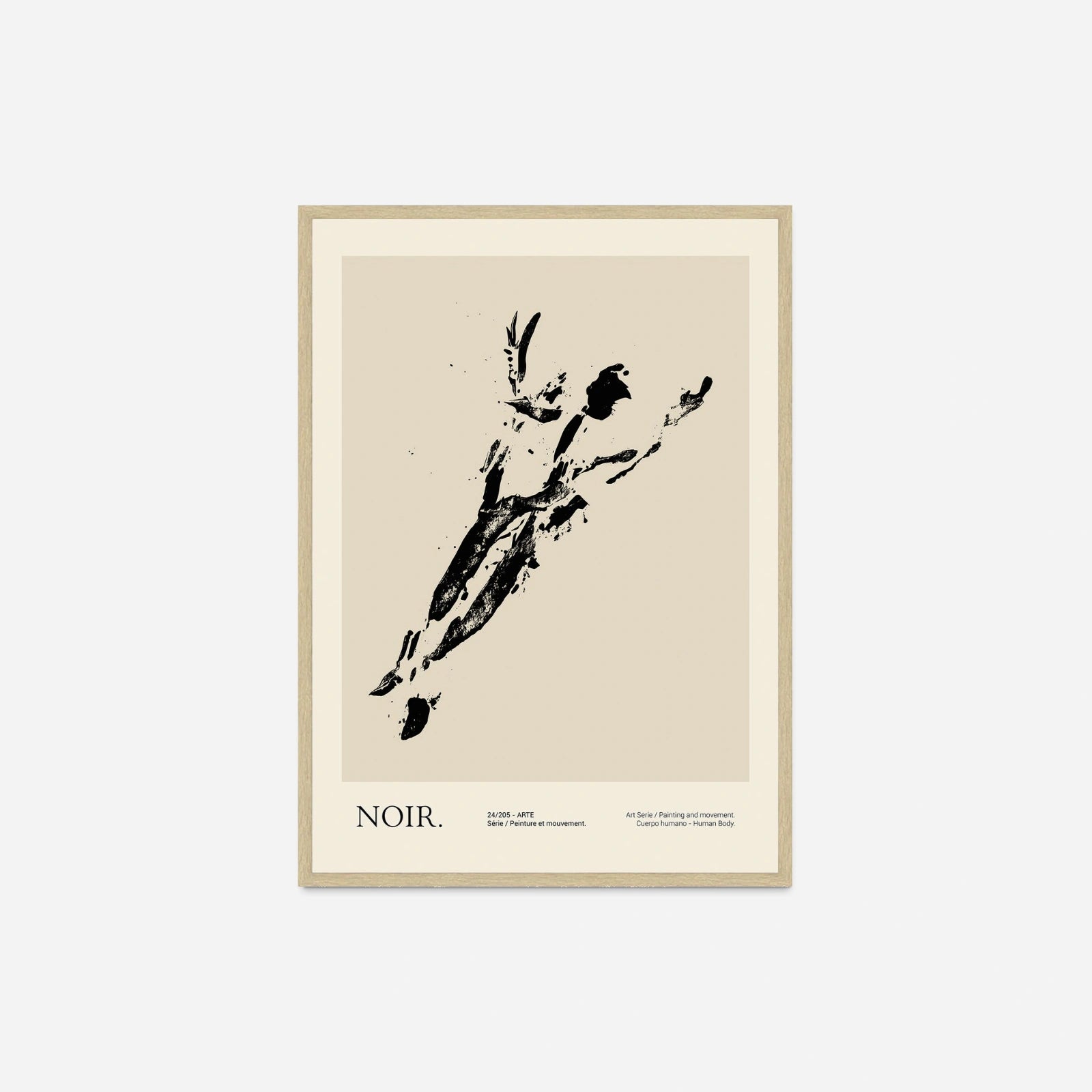 Noir plakat af Lucrecia Rey Caro fra Poster & Frame