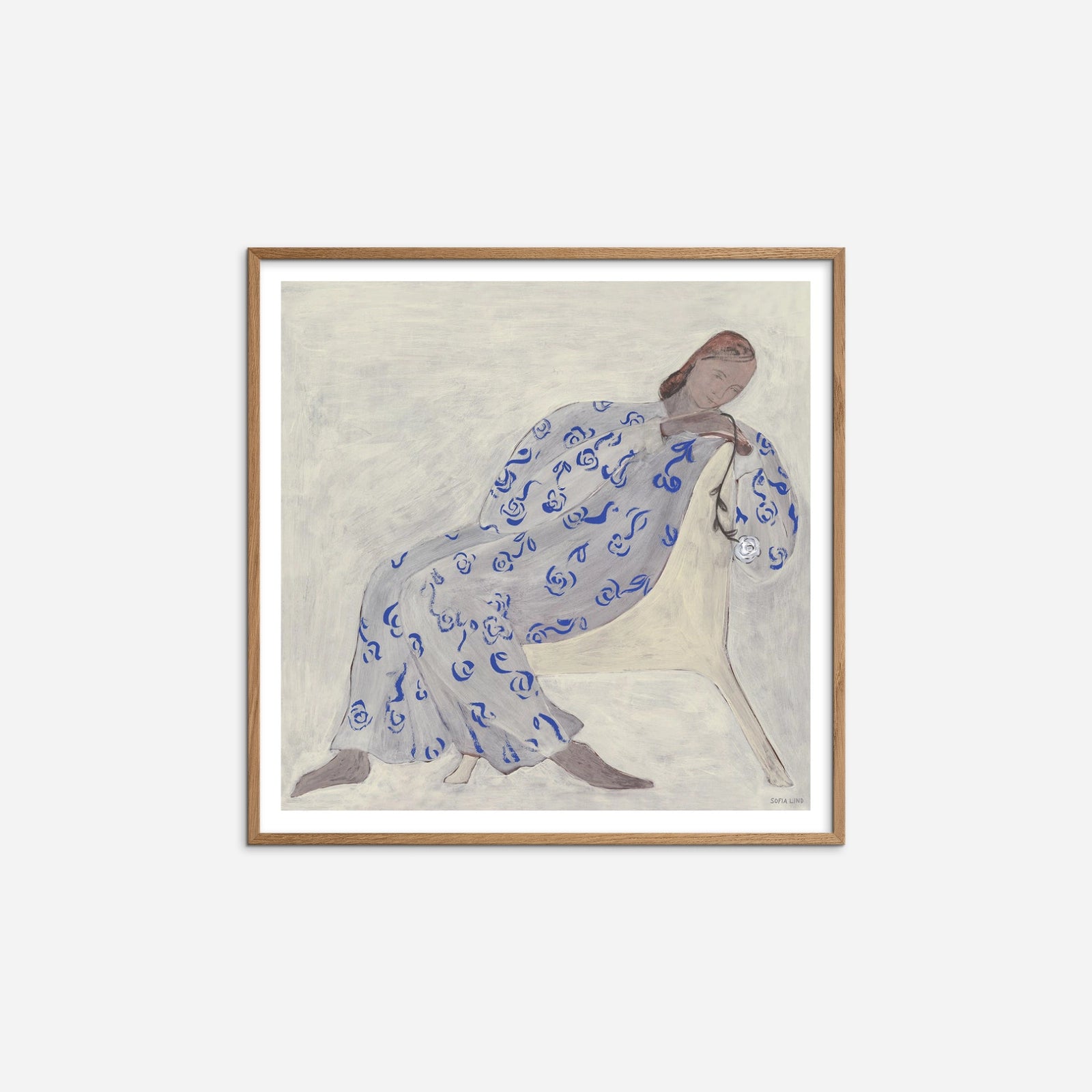 Rose Plakat - Sofia Lind - Poster & Frame