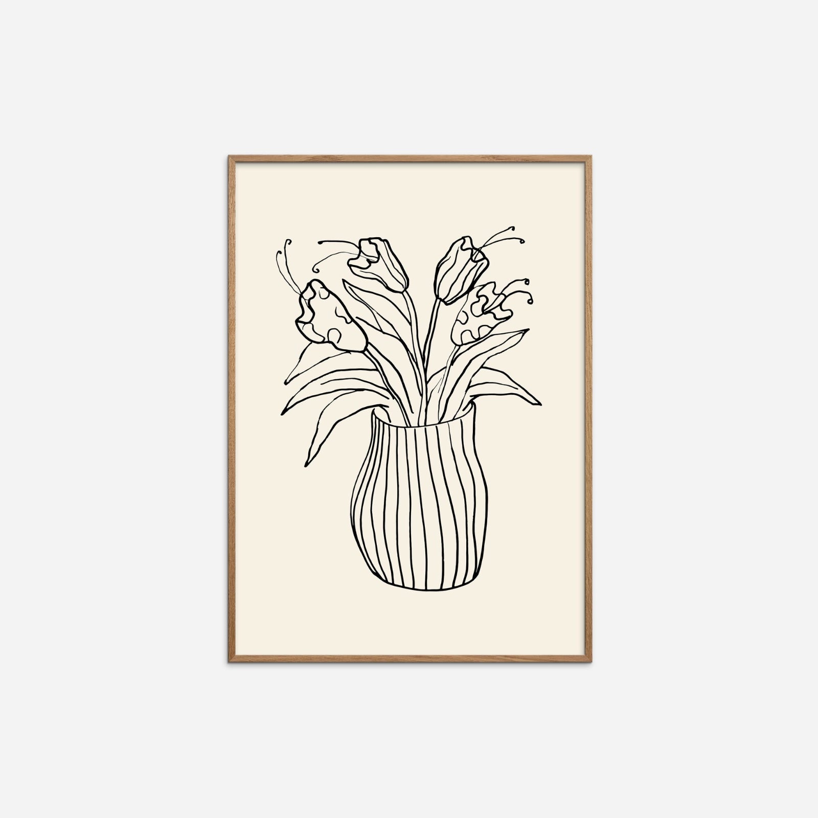 Vase Sketch plakat af Affordable Art Prints