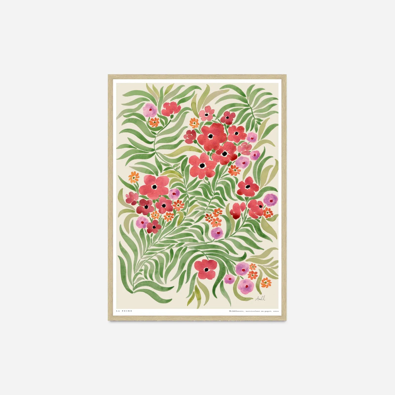 Wildflowers plakat af La Poire Fra Poster & Frame