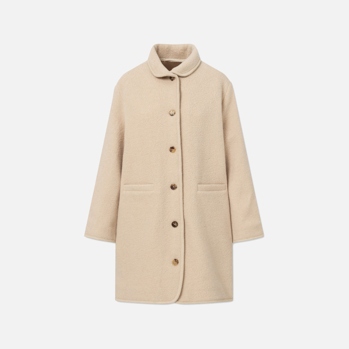 Cedar Teddy Coat - Rue De Tokyo - Ecru