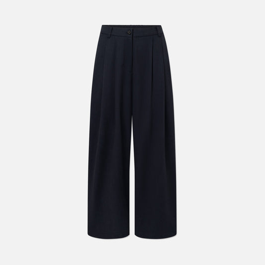 Prudie Sandwashed CT Tencel Pants - Rue De Tokyo - Navy