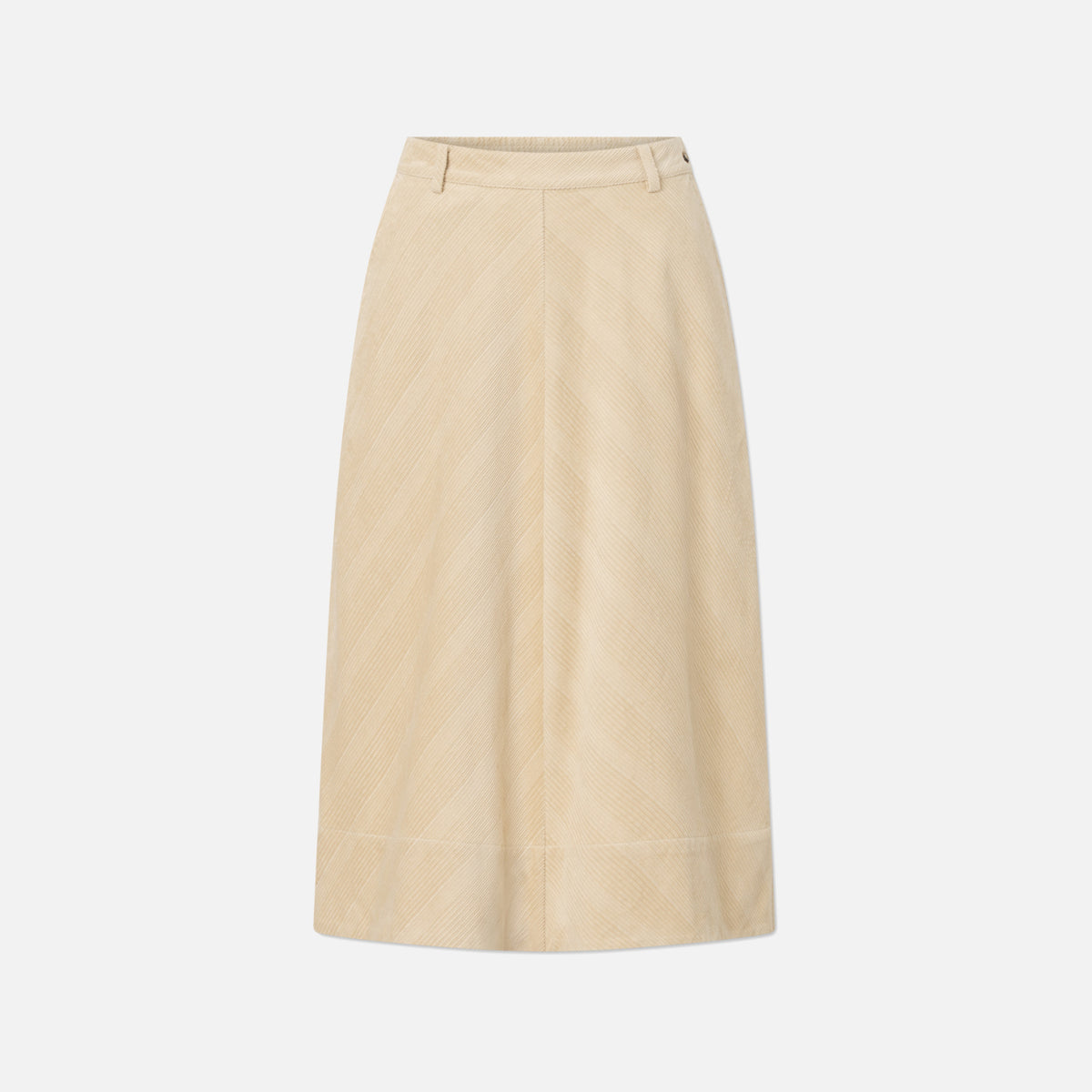 Prym Structured Corduroy Skirt - Rue De Tokyo - Eggshell