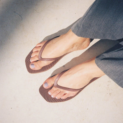 Sleepers Tapered Flip Flop - Brown