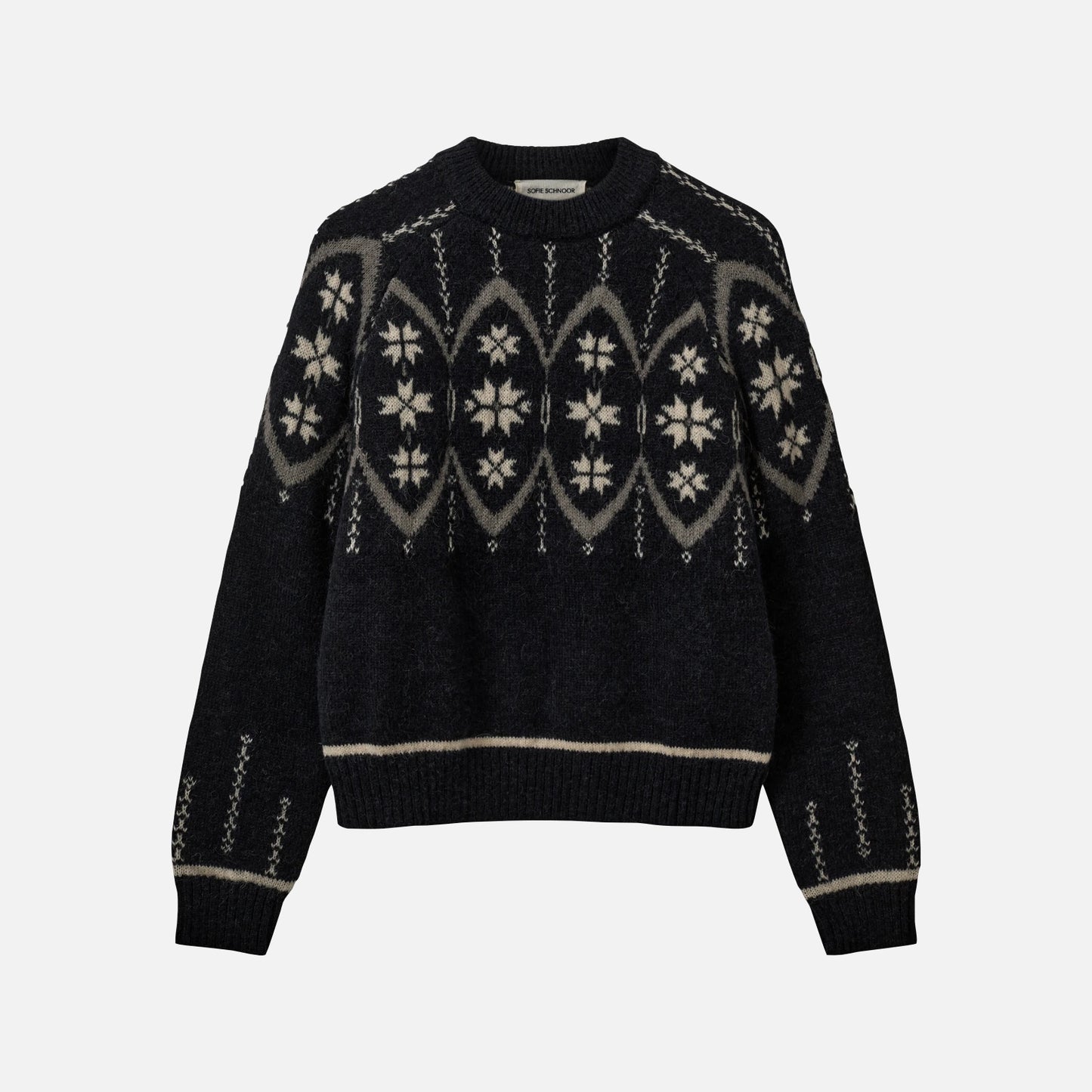 AinaSW Sweater fra Sofie Schnoor - Black Mix