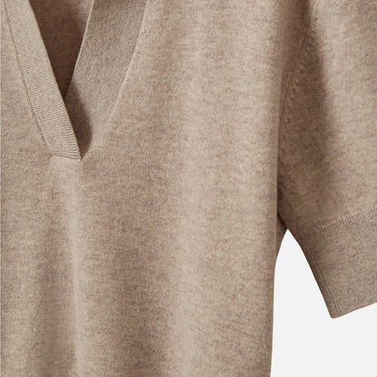 AmalySW Blouse fra Sofie Schnoor - Brown Melange - Detalje ærme