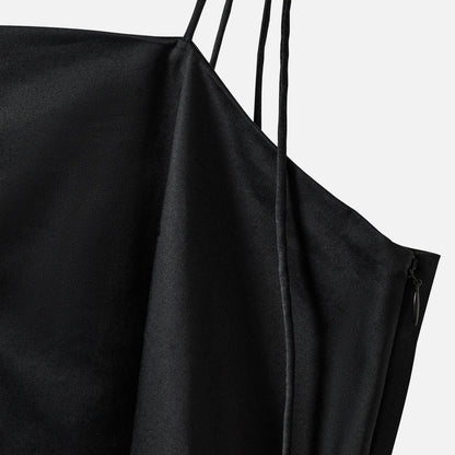 AnayaSW A-Shape Mini Dress fra Sofie Schnoor - Black - Detalje