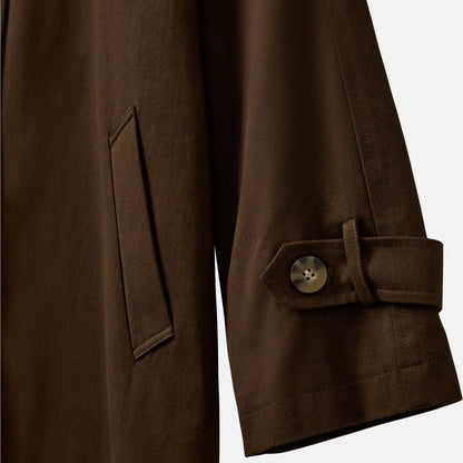 Filippa Coat fra Sofie Schnoor - Dark Brown - Detalje af ærme