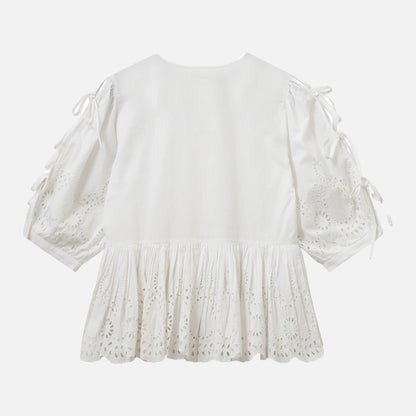 Hattie Bluse fra Sofie Schnoor - Snow White - Ryg