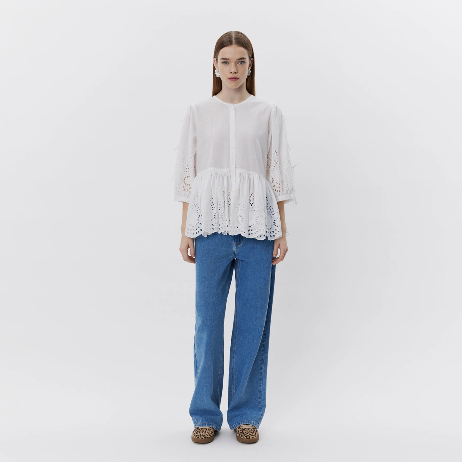 Hattie Bluse fra Sofie Schnoor - Snow White - Model