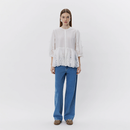 Hattie Bluse fra Sofie Schnoor - Snow White - Model