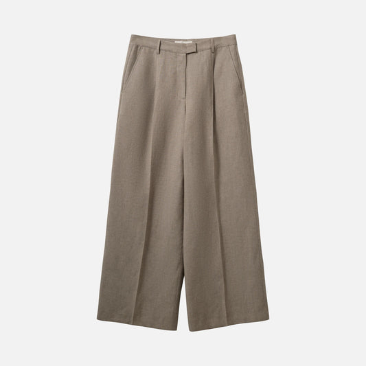 IzraSW Linen Mix Trousers fra Sofie Schnoor - Dark Sand