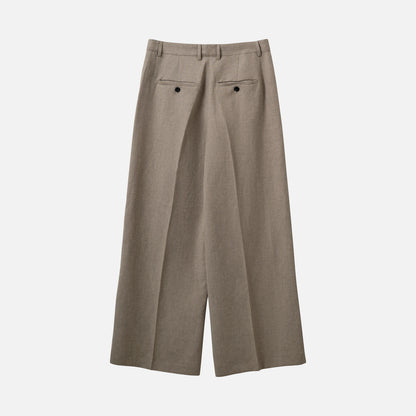 IzraSW Linen Mix Trousers fra Sofie Schnoor - Dark Sand - Fra ryggen