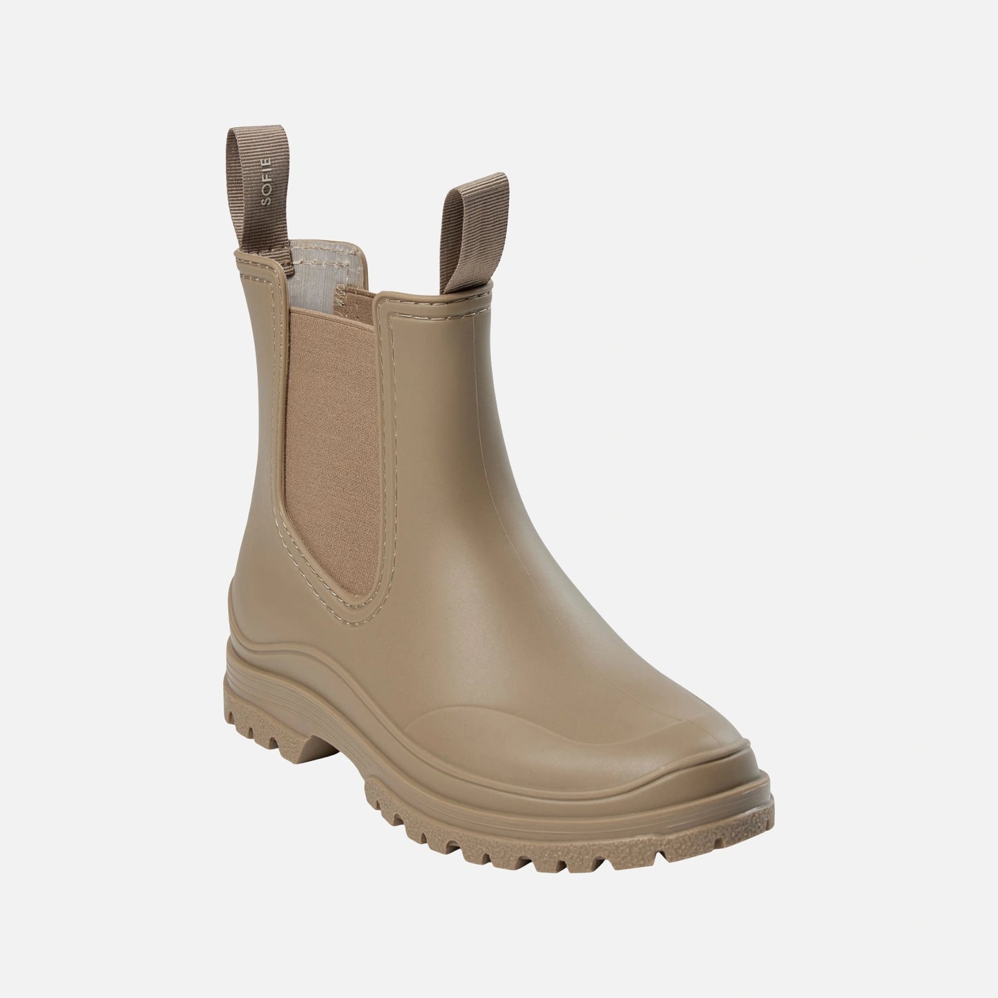 Jodie Gummistøvler fra Sofie Schnoor - Dark Sand - Skråt forfra