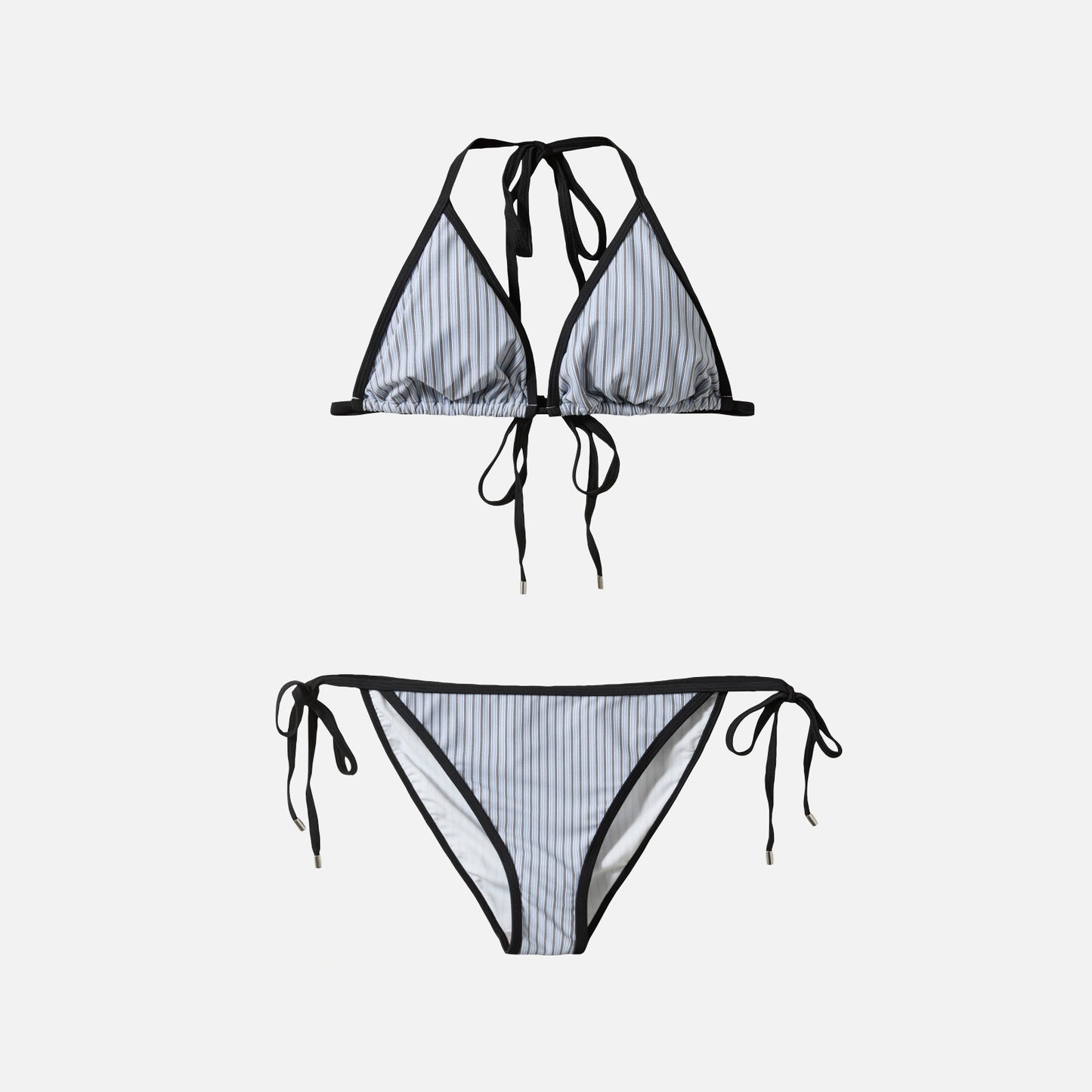 SikkySW Triangle Bikini fra Sofie Schnoor - Light Blue Striped