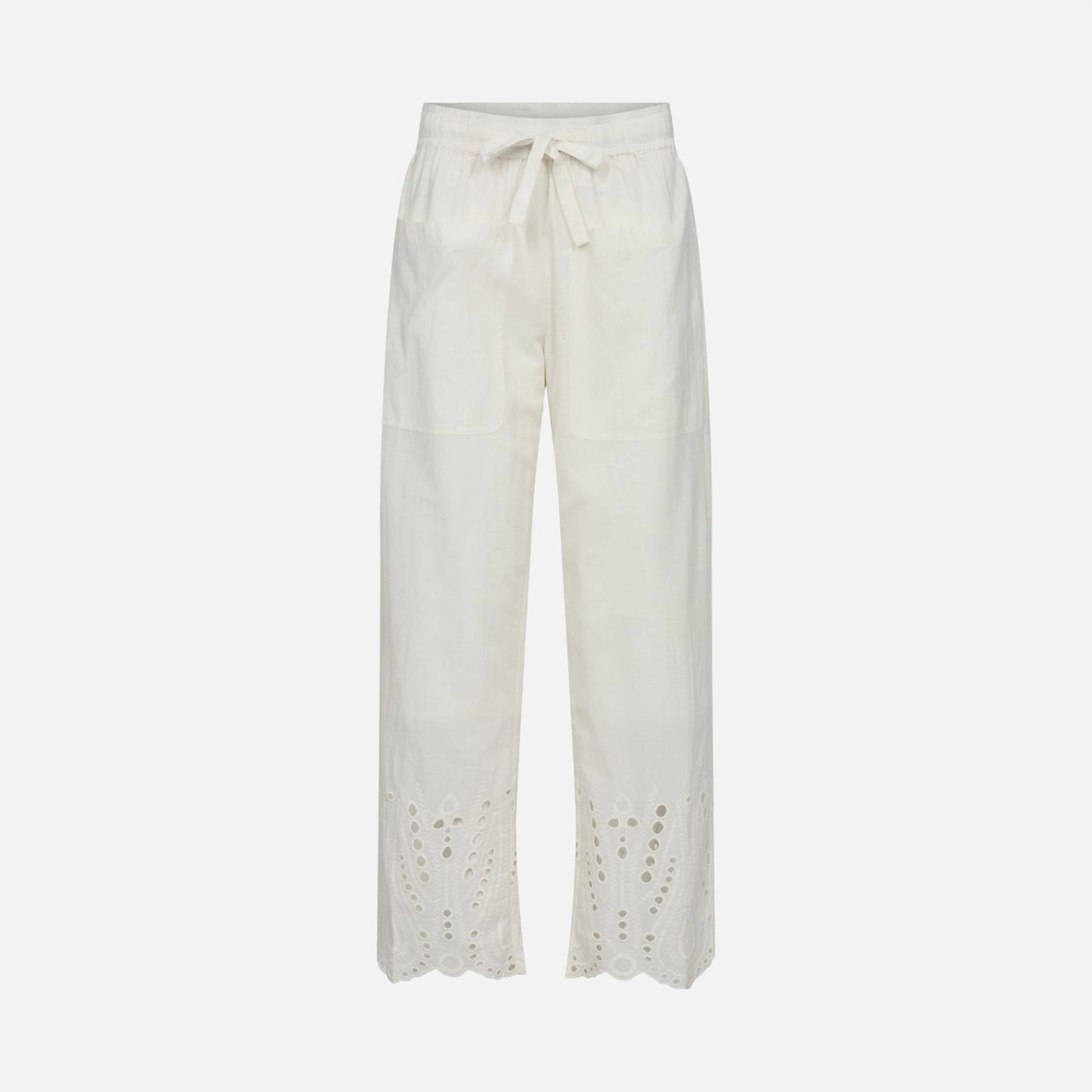 Broderie Anglaise bukser fra Sofie Schnoor