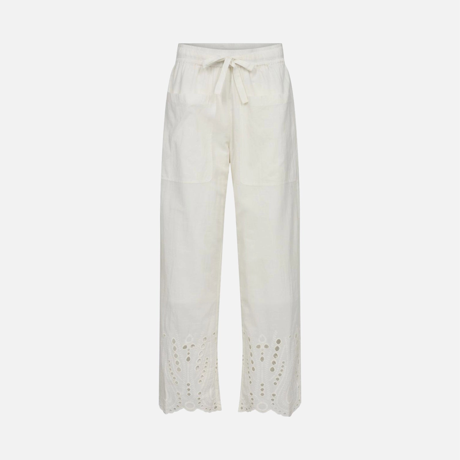 Broderie Anglaise bukser fra Sofie Schnoor