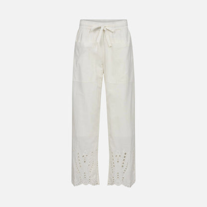Broderie Anglaise bukser fra Sofie Schnoor