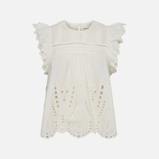 Broderie Anglaise top fra Sofie Schnoor