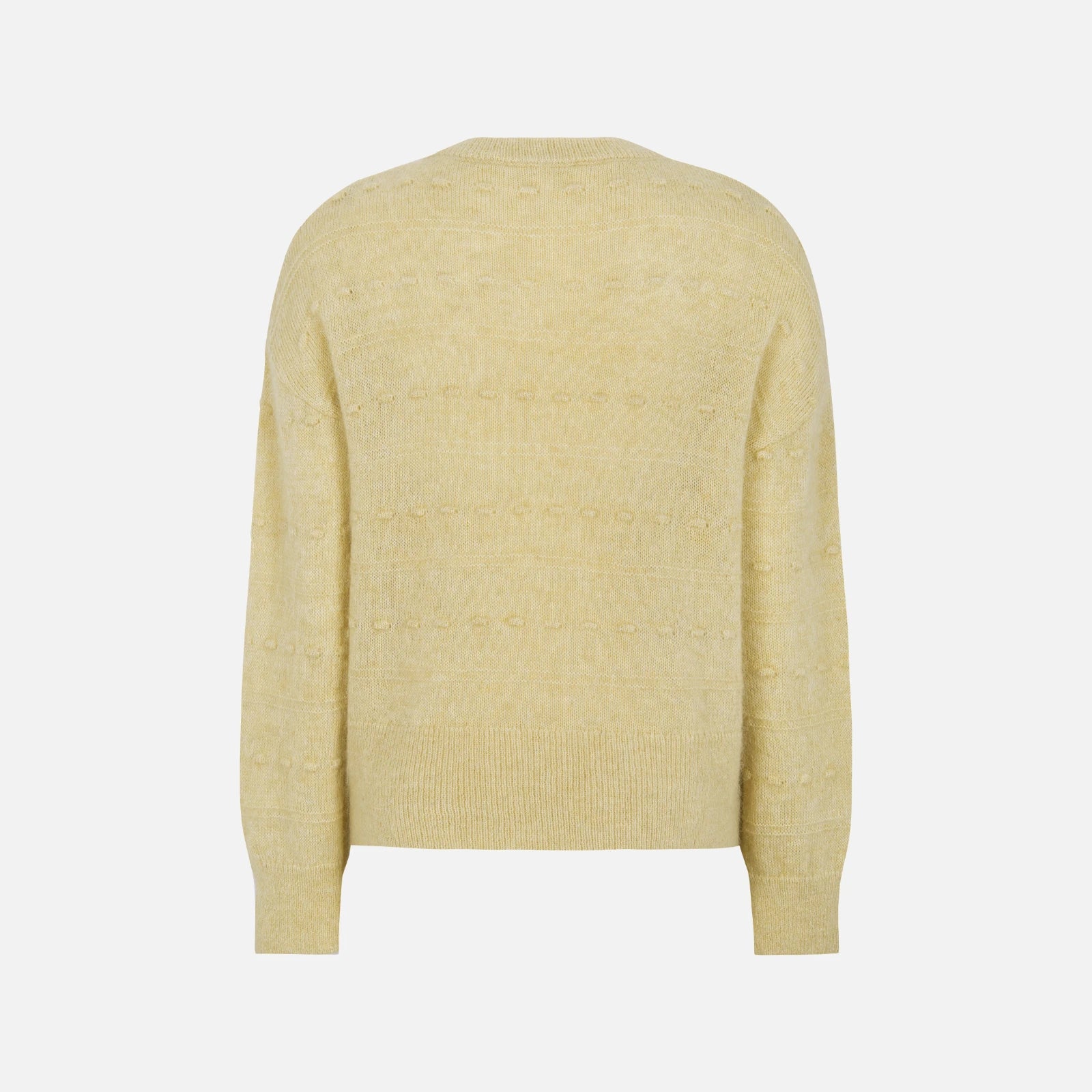 SRElena Knit fra Soft Rebels - Reed Yellow - Ryg