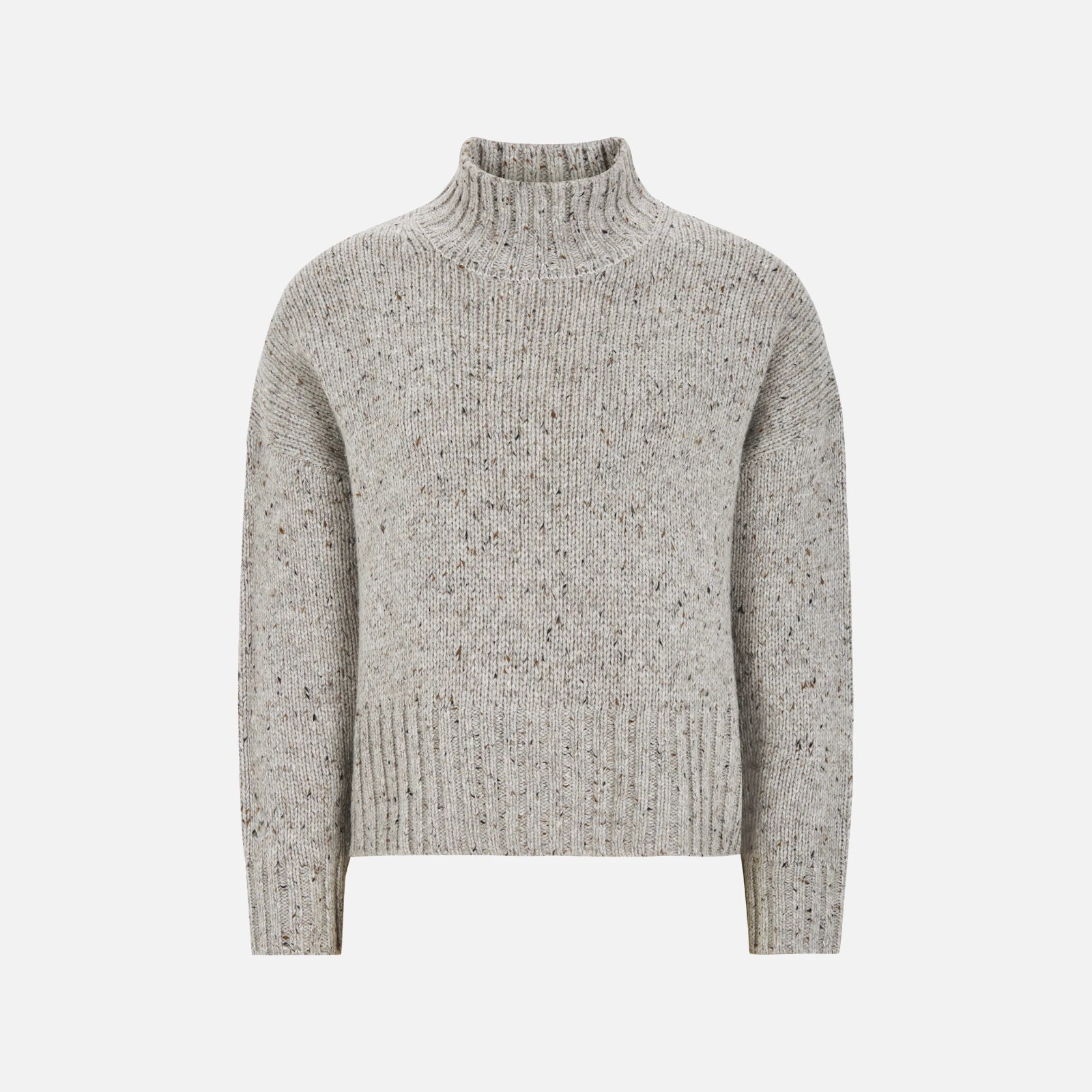 SRNemo high neck Knit fra Soft Rebels - Medium Grey Melange