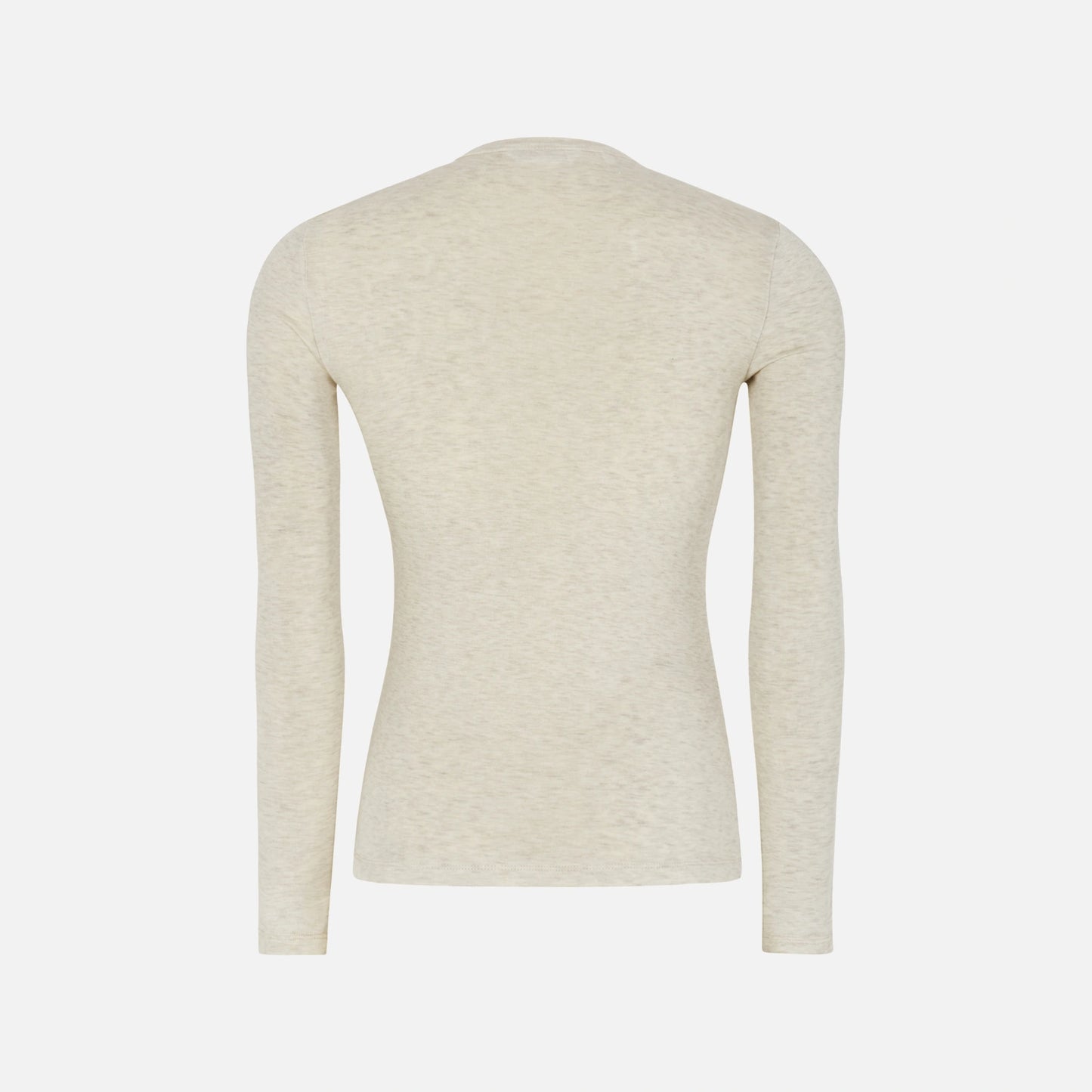 SRRoman O-Neck Top fra Soft Rebels - Arctic Wolf Melange - Ryg