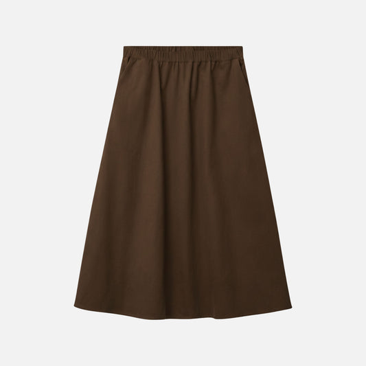 Agnes Skirt fra Studio Feder - Brown