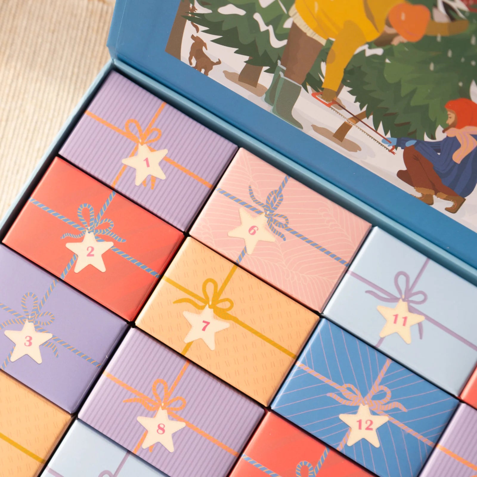 Kalenderpuslespil - ViSSEVASSE - Christmas Tree & Snowflakes - Æsker