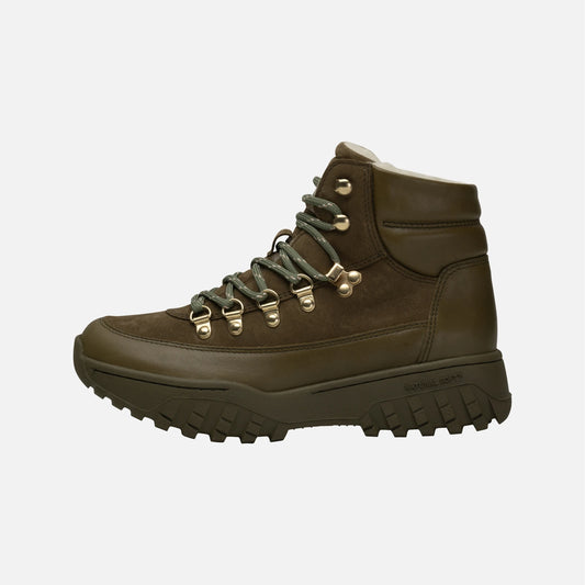 Iris Track Støvler fra Woden i Cypress/Dark Olive